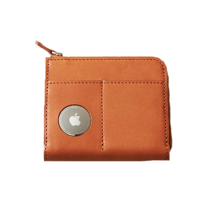 High Quality Minimalist Original Leather Wallets For Men Personalized Genuine Leather Wallet With Airtag Slot
