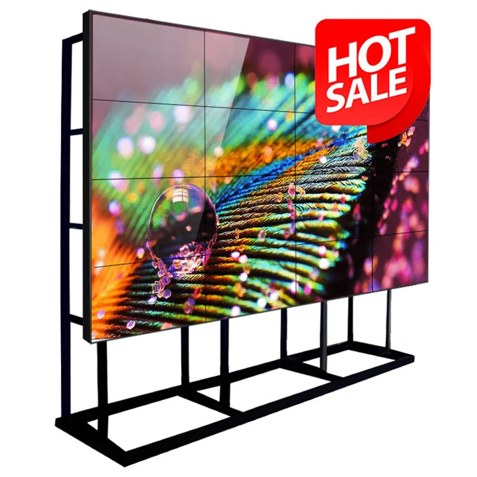 Factory custom Ultra Narrow Bezel Display 43 49 55 65 Inch Big Advertising Screen Lcd Video Wall