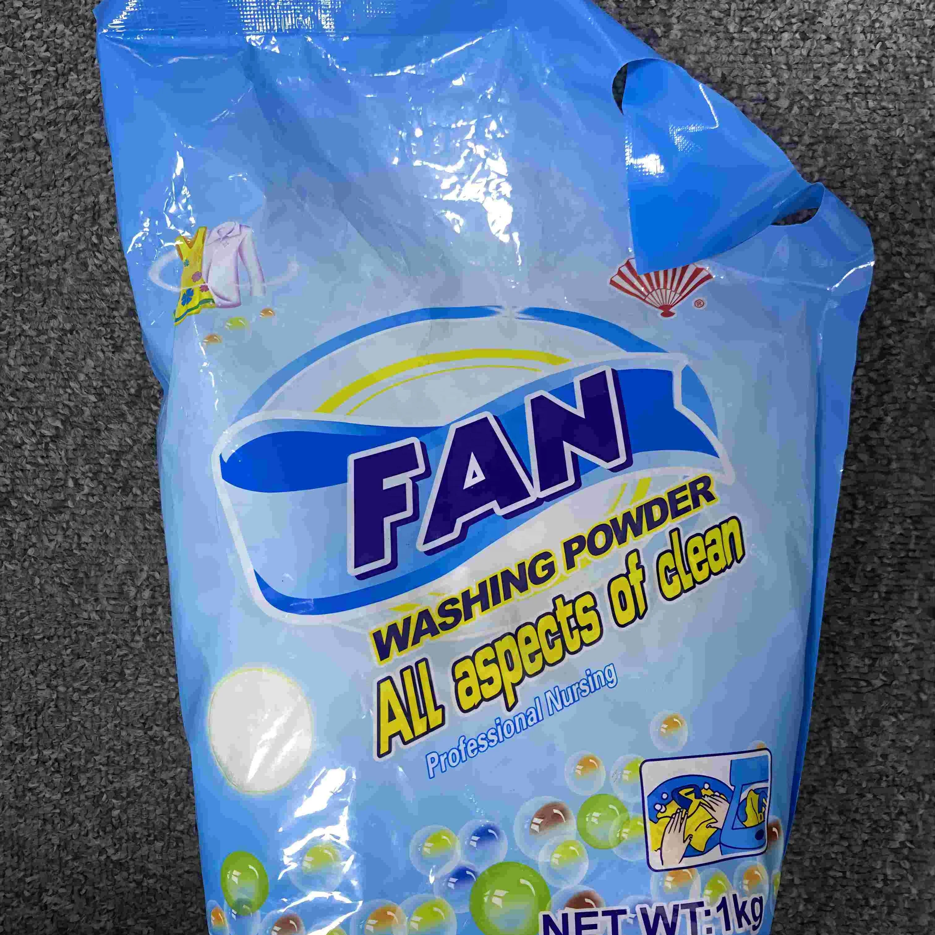 FAN Brand detergent powder cheap  laundry powder soap washing powder for clothes underwear