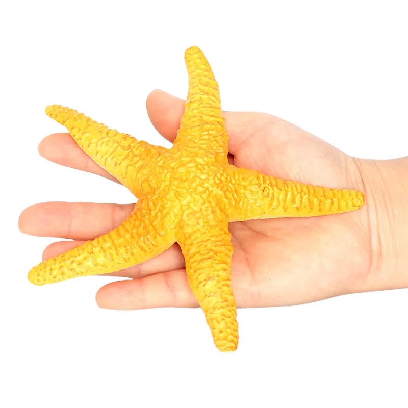 Wholesale Solid PVC Simulation  Model Plastic Animal Toys  Figures Starfish Sea Creature Toys Figurines