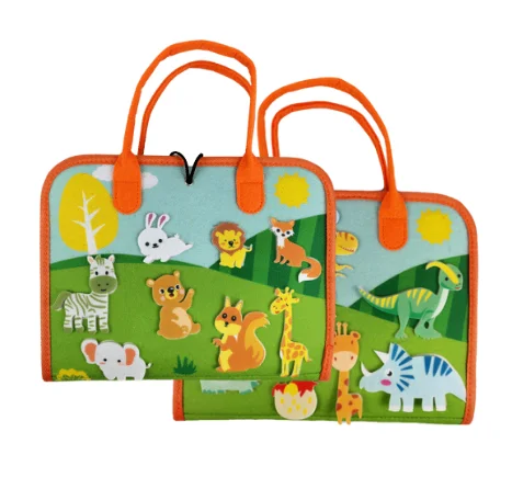 Manufacturer Autistic Sensory Toys Busy Board Felt Creative Toy Busy Board For Kids Playing With Learning