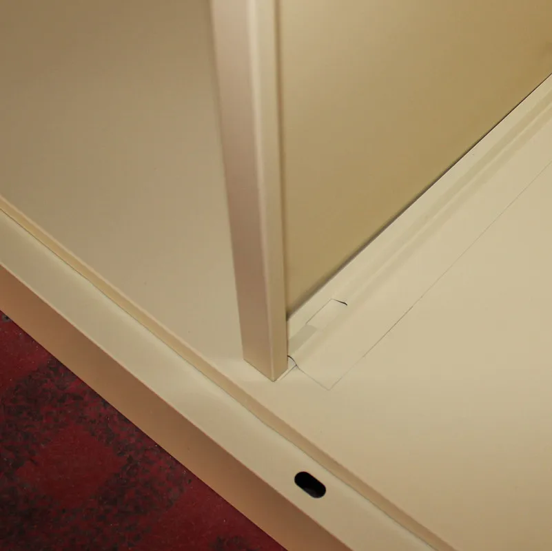 Metal Bedroom Wardrobe For Clothes Home Furniture With 2 Door White Wardrobe