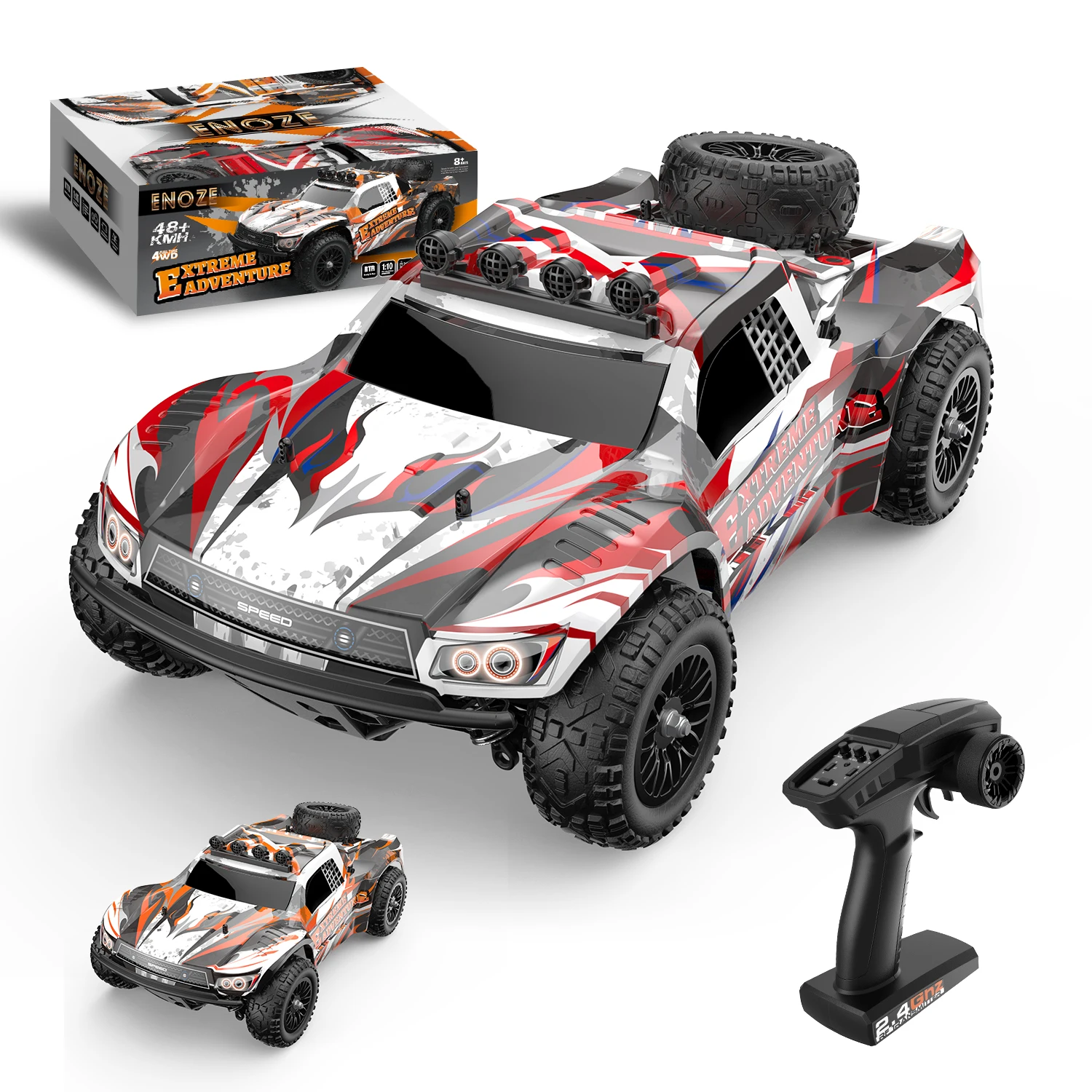 4*4 RTR adult professional grade 11.1v electric 2.4g remote control high speed off-road vehicle large size 1/10 rc kit 100km/h