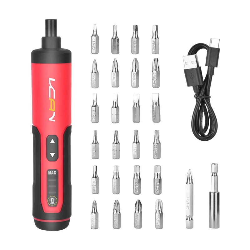 
Vcan Economical Custom Design Mini Electric Screwdriver Cordless Electric Screwdriver Set 