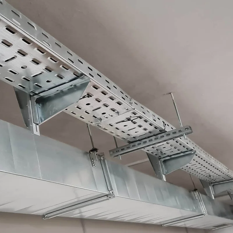 Galvanized cable tray System Hospital Real estate construction available  cable tray metal building materials