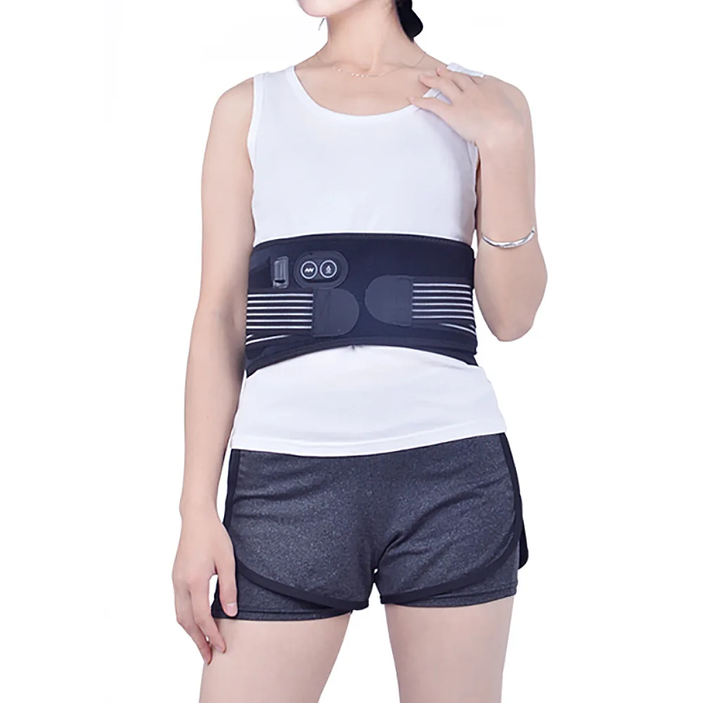 The New Heating Waist Care Heating Vibration Massage Lumbar Disc Protrusion Hot Compress Moxibustion Physiotherapy Belt