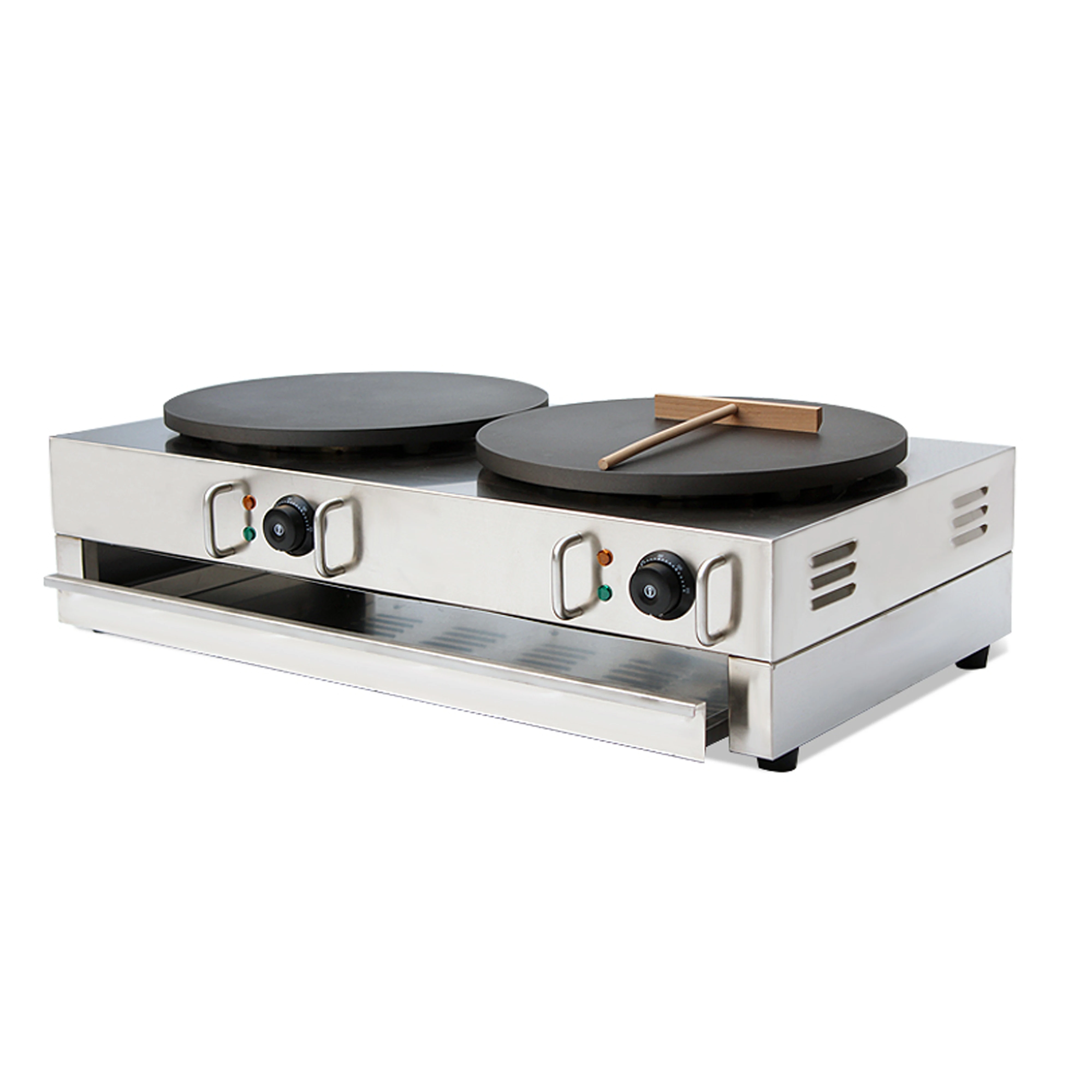 Automatic Commercial Crepe Maker Food Machinery Stainless Steel Electric Pancake Machine Mille Crepe Cake Maker Machine