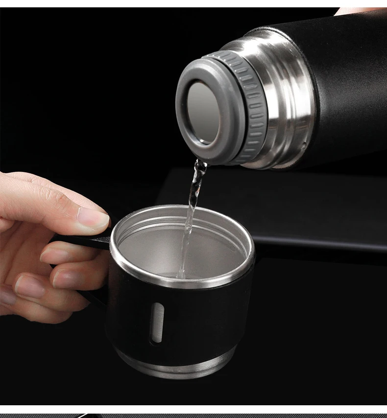 Double wall insulated stainless steel vacuum flask thermos gift set universal custom mini tea coffee car thermos mug for kids