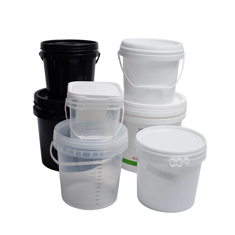 China Plastic Food Buckets With Lid Plastic