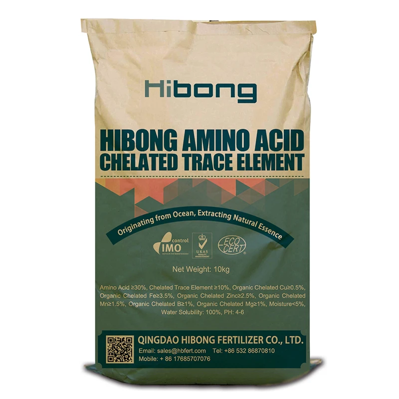 Аминокислоты и коэнзимы хелатированный микроэлемент удобрение для питательных веществ растений