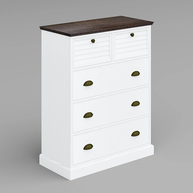 Aries Chest 5 Drawers Bedroom Modern Furniture Solid