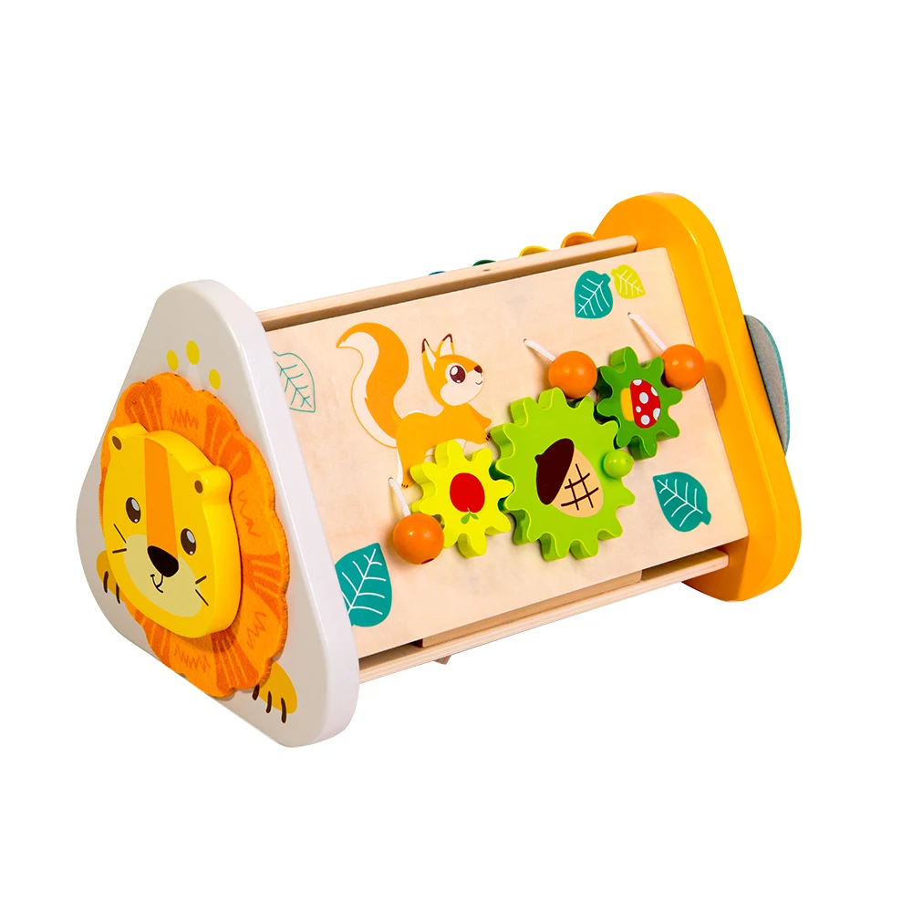 Wooden Educational Learning Toys Take-Along Jungle Activity Box of Child