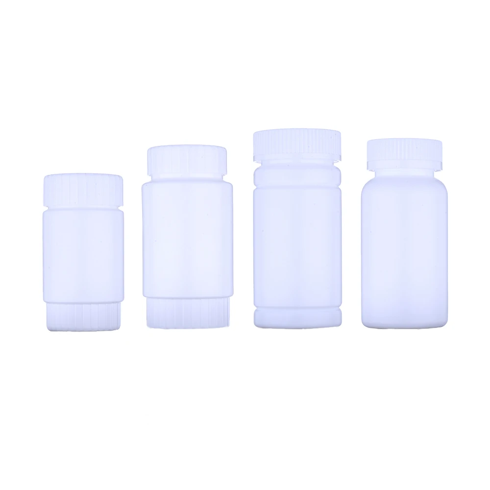 10ml-500ml Plastic pill bottles White Clear Amber HDPE PET pharmaceutical capsule pill bottle screw cap CRC cap tamper Cap