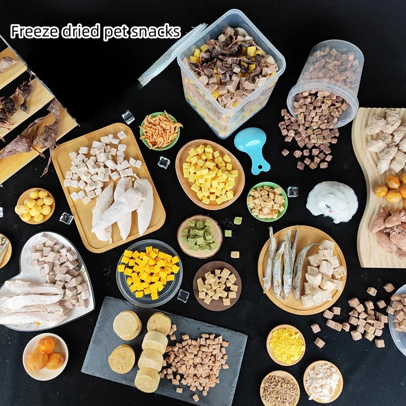 Горячий корм для домашних животных безопасный собак в коробке сублимированный лечебный сельдь сублимационная рыба сушеный закуски