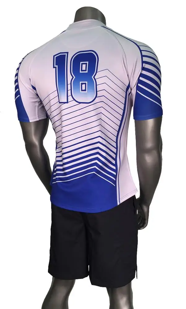 High quality custom sublimation quick dry fit rugby shirt for your team