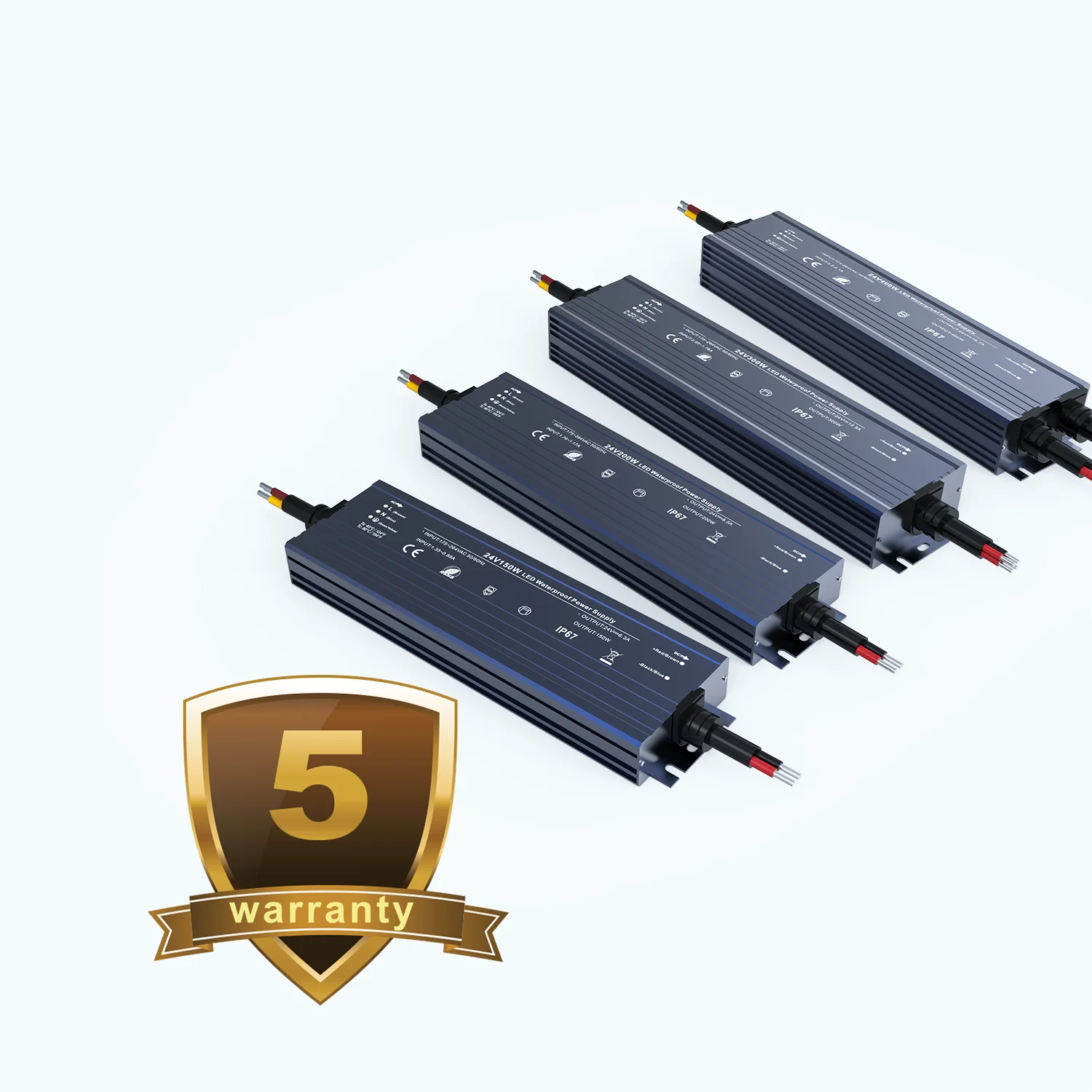 Лидер продаж 60 Вт IP67 светодиодный драйвер shenzhen AC/DC 12 В 24 ip67 с постоянным напряжением водонепроницаемый Светодиодный источник питания для наружного использования