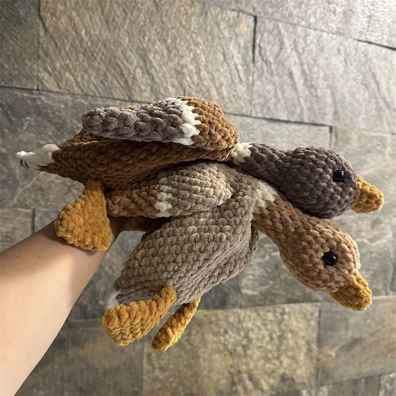 New Arrival Plush Lovey Toys Crochet Goose Wild Goose Amigurumi Comforter Stuffed Toys