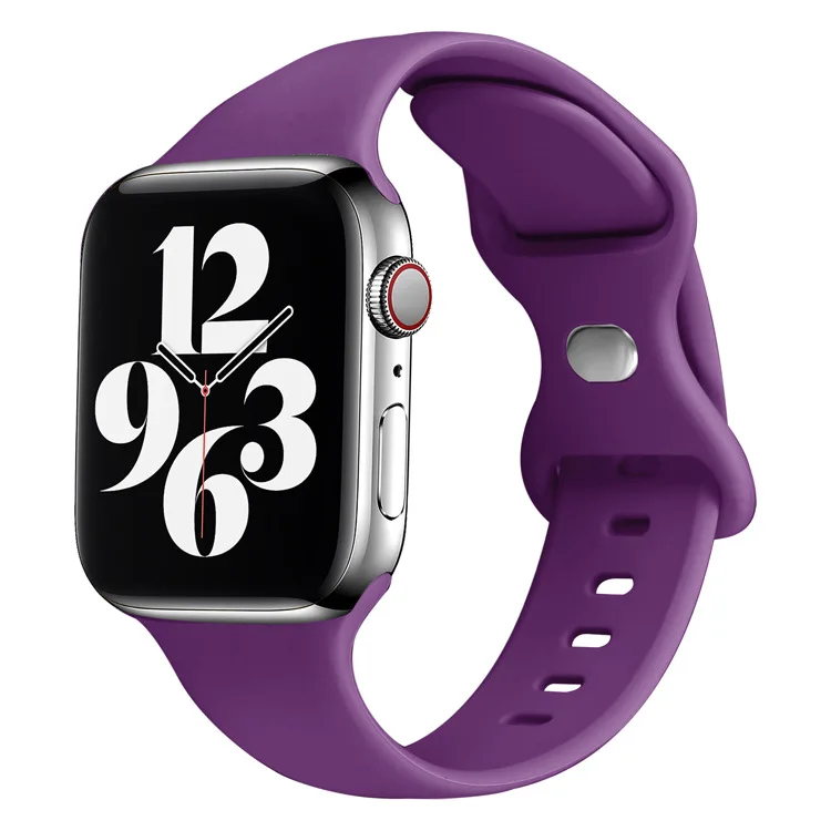 Новинка от Apple iWatch с силиконовым ремешком и разноцветными бантами подходит для ремешка apple