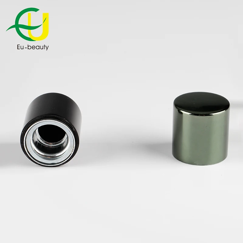 Wholesale FEA 15mm Black magnetic perfume aluminum cap perfume bottle cap