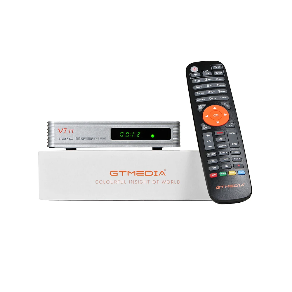 ТВ-приемник Gtmedia V7tt Dvb-t/t2/dvb-c/J. 83b H.265 Hevc 10-битный декодер Полный Спутниковый ресивер 1080p