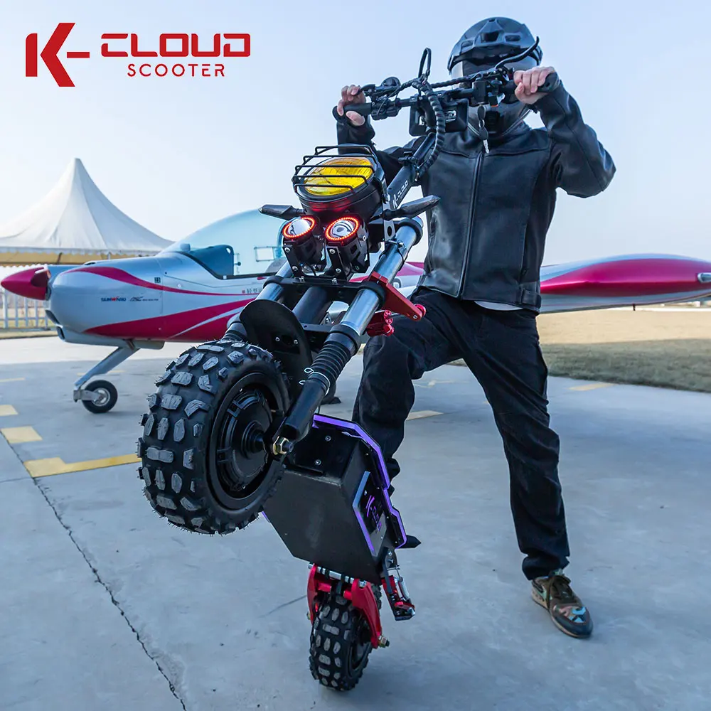 Patinetes-Electricos- Direct Selling 6000W 60V Long Range Dual Motor Powerful Adult Electric Scooter Wholesale