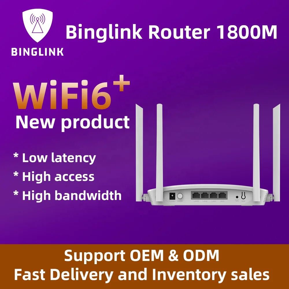 
New High Speed 1800Mbps Gigabit Wireless wifi 6 Routers 802.11ax 2.4G 5G Dual Frequency Wifi6 Mesh Router repeater 