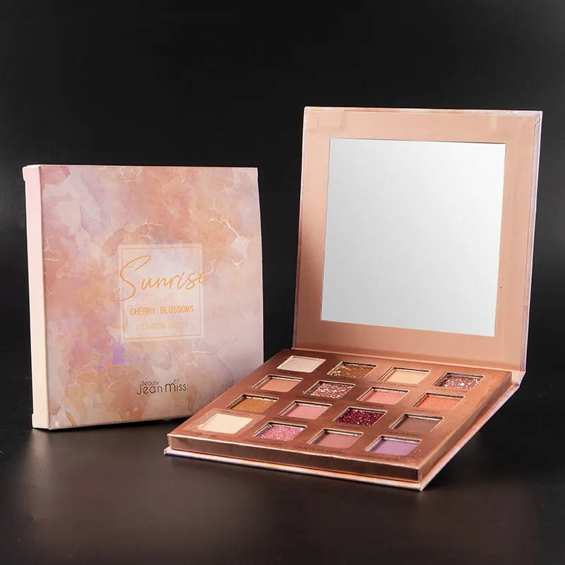 Hot Selling Make Up Vegan Nude  Eyeshadows Matte Glitter Eyeshadow Palette Pigmented Eye Shadow Palette