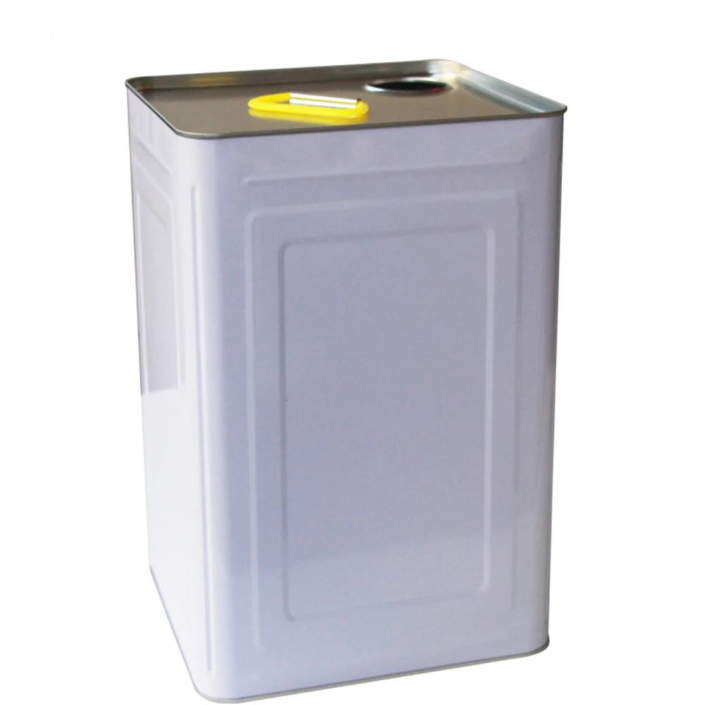 cooking oil tin 20l oil tin metal oil tin can with plastic spout