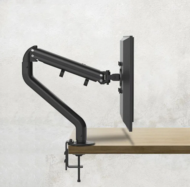 Single Monitor Desk Mount, Adjustable Gas Spring Monitor Arm Support with clamp