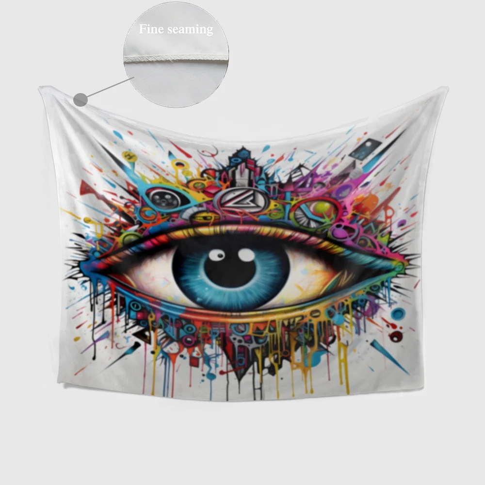 eye of the devil Custom pattern and size Wholesale Hot Sale Wall Tapestry for Bedroom Custom Printed 100% Polyester Tapestry
