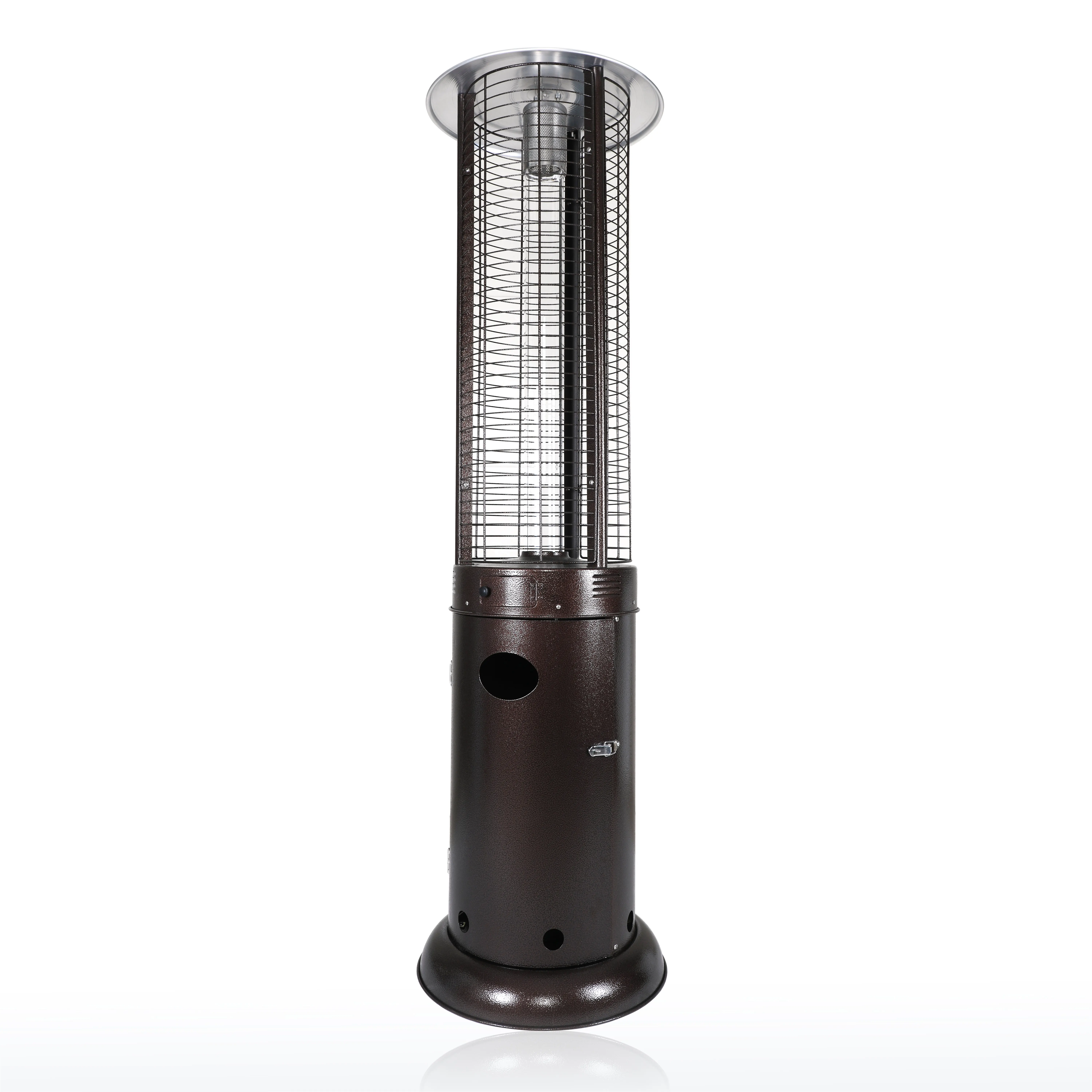 
Floor-Standing Round Dancing Flame heater ,Wheels,Quartz Glass Tube,Suitable for Balcony,Veranda,BBQ Party 