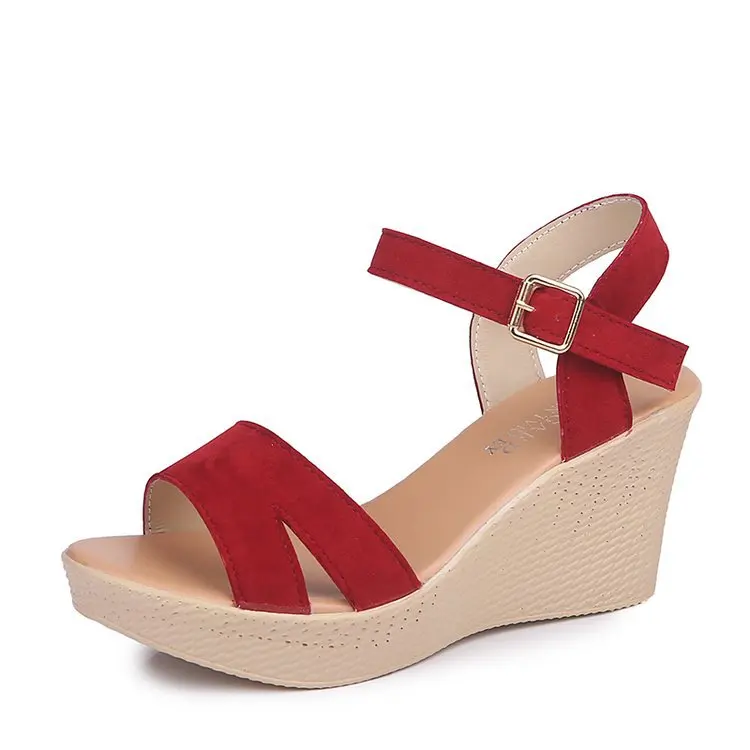 Женские сандалии на платформе or11366h босоножки высоком каблуке танкетке с пряжкой гладиаторы лето