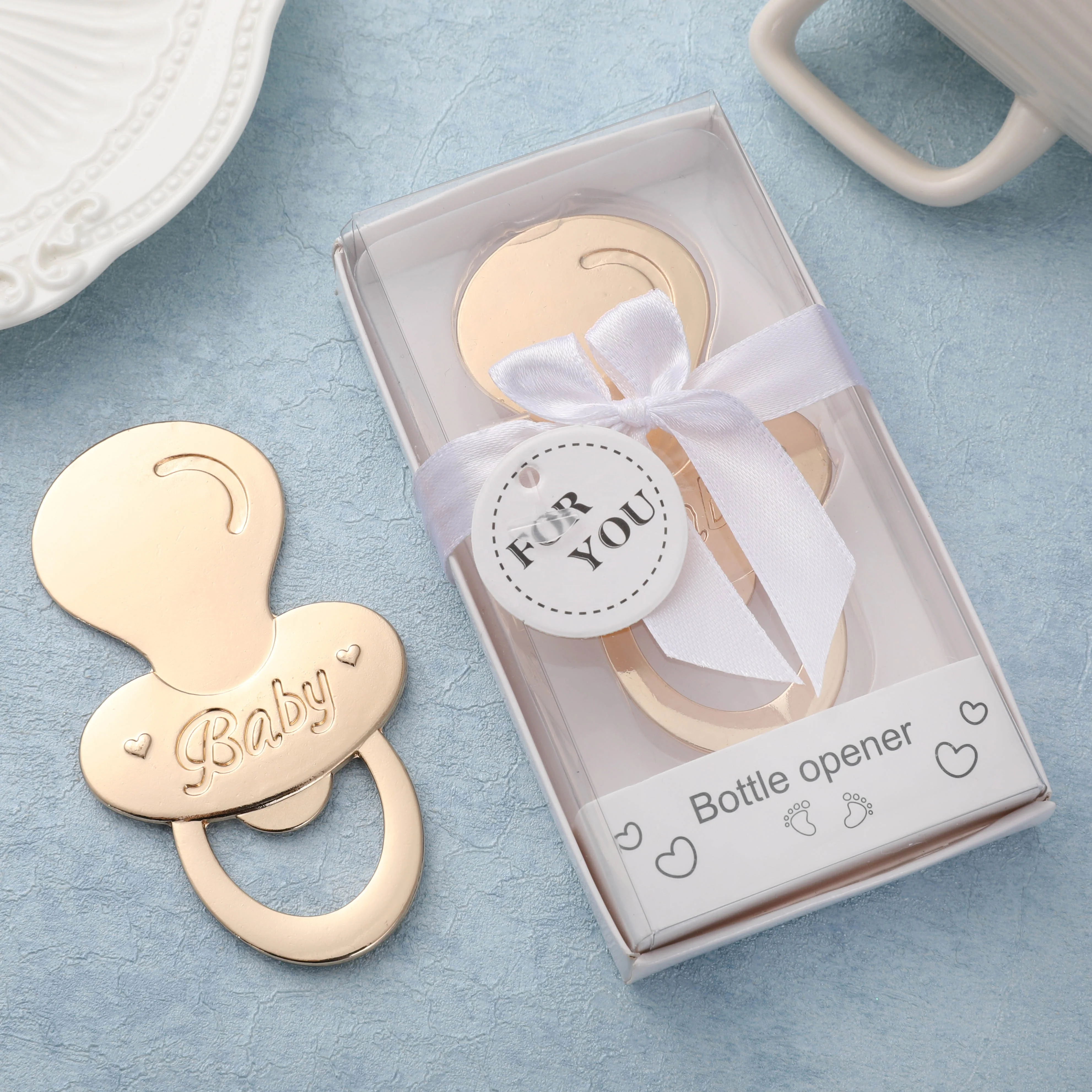  Baby Shower сувениры подарки детская пустышка на цепочке с прищепкой бутылок формы «Тор»