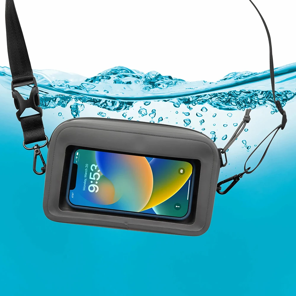 Custom TPU Defends against water, dust, and sand Outdoor Waterproof Phone Pouch Dry Bag Sling Waist Pack