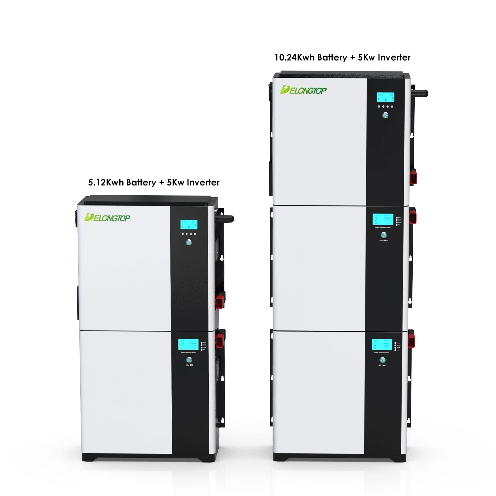 Домашняя система хранения солнечной энергии 48 В 100Ah 5kwh литий-ионная батарея lifepo4 и 5 кВт инвертор без сетки все в одной солнечной системе