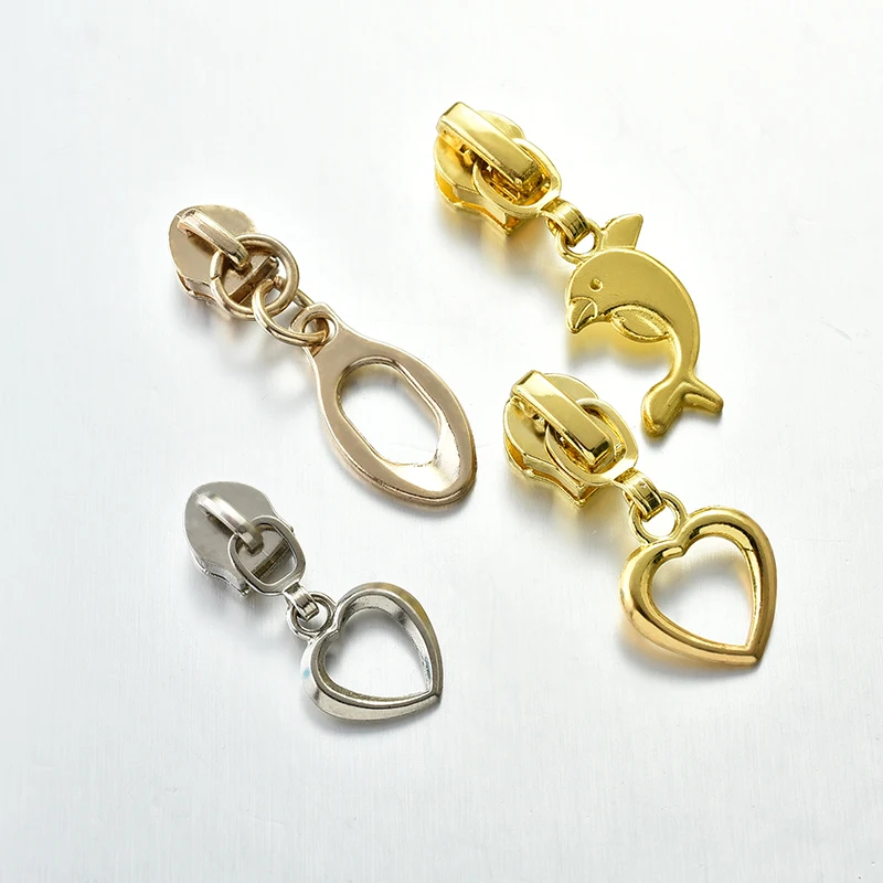 Factory Direct Sales Auto Lock Zipper Sliders For Making Bags