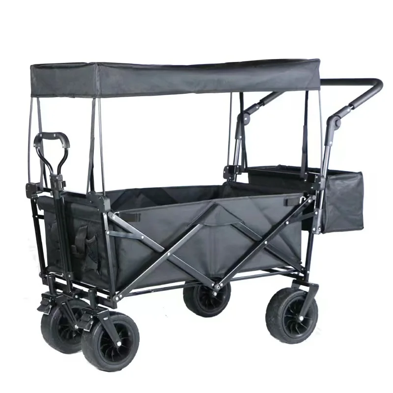 Garden Folding Carry Trolley Foldable Camping Beach Collapsible Folding Wagon Foldable Folding Garden Wagon Cart