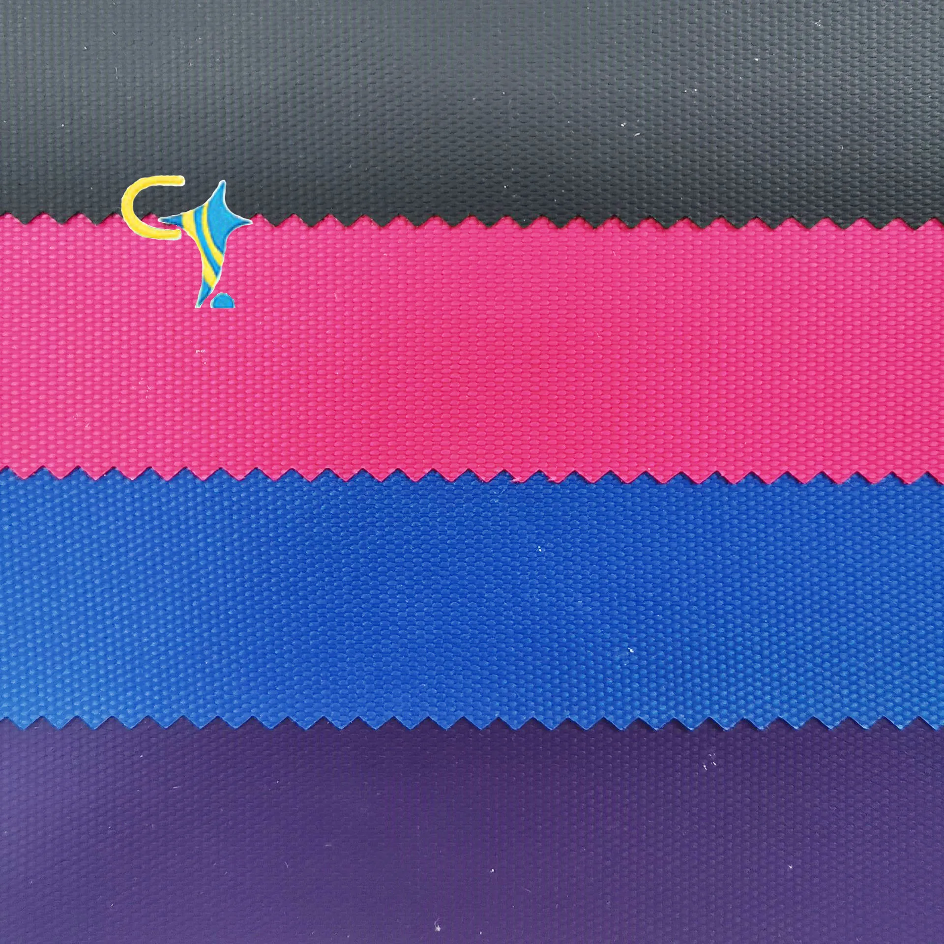 Factory fabric oxford bag fabric Film coating  pu coated fabric