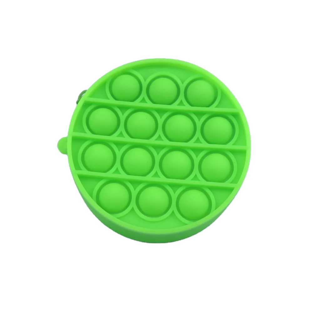 Popper Hand Новый Popping its антистресс Popit push-попы Модные женские игрушки на молнии силиконовый кошелек для