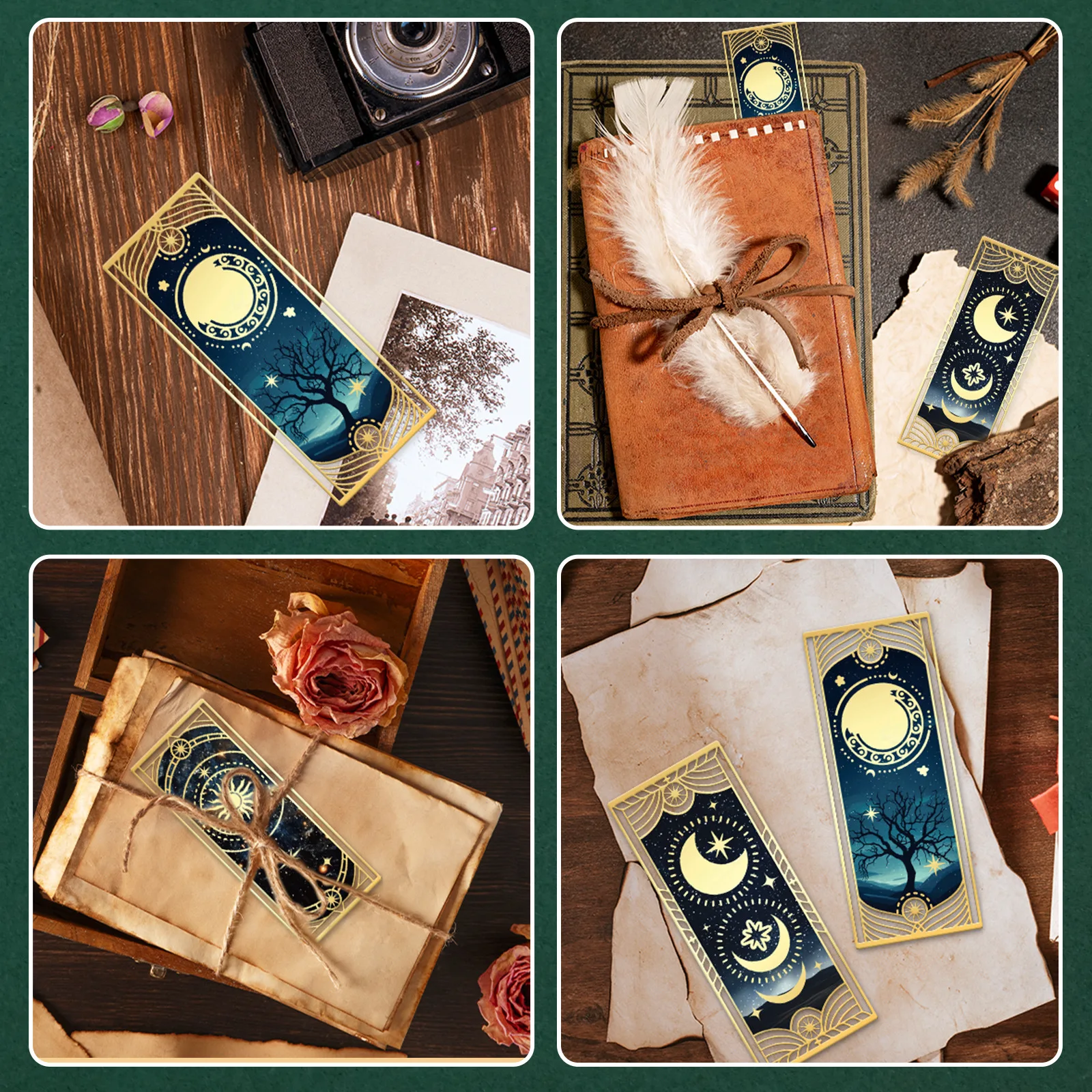 Bookmarks Waterproof Cute Book Markers Clip Set for Teachers Students Book Lovers Reading for School Office Home Supplies