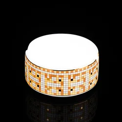 Luxury H Bone china Gold Plate Porcelain for Wedding Restaurant Vintage Ceramic Charger Plate