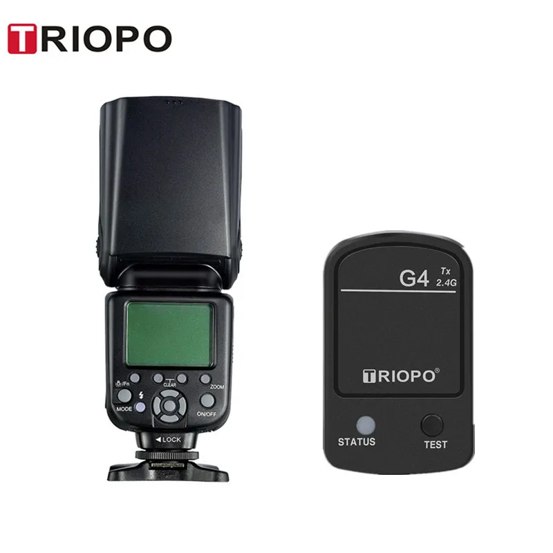  Triopo TR-950ii вспышка для камеры + G4 триггер TR950 II универсальная типа «Горячий башмак» Ручная фотовспышка цифровой зеркальной Nikon Canon DSLR