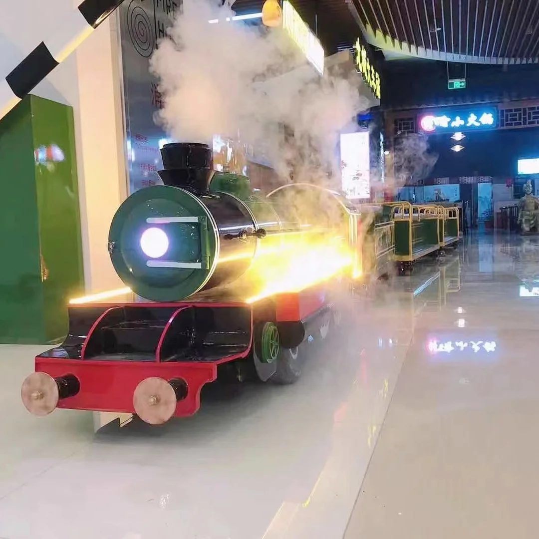 Made in China shopping mall mini model electric steam trackless tour small trains for sale