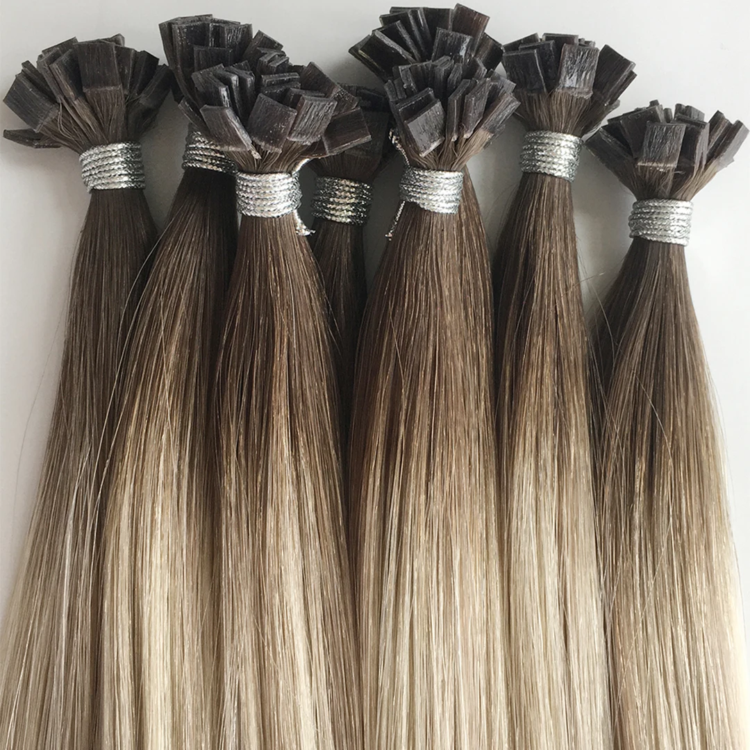 Salon Quality Factory Price European Hair Extension Hair Waterproof Double Drawn K Tip Keratin Russian Hair