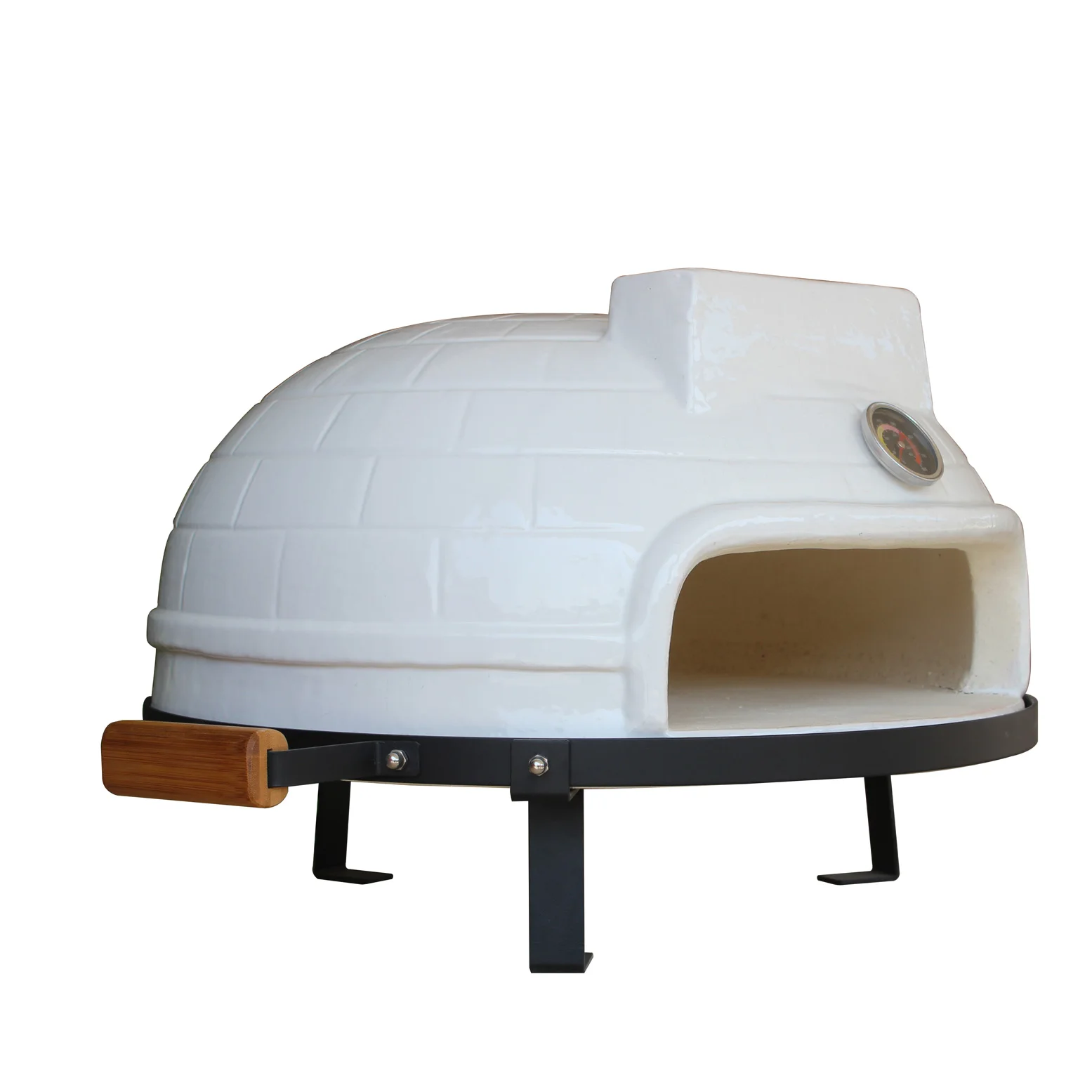 Промышленный древесный уголь для барбекю керамическая коптильня 21-дюймовая дровяная печь пиццы продажи