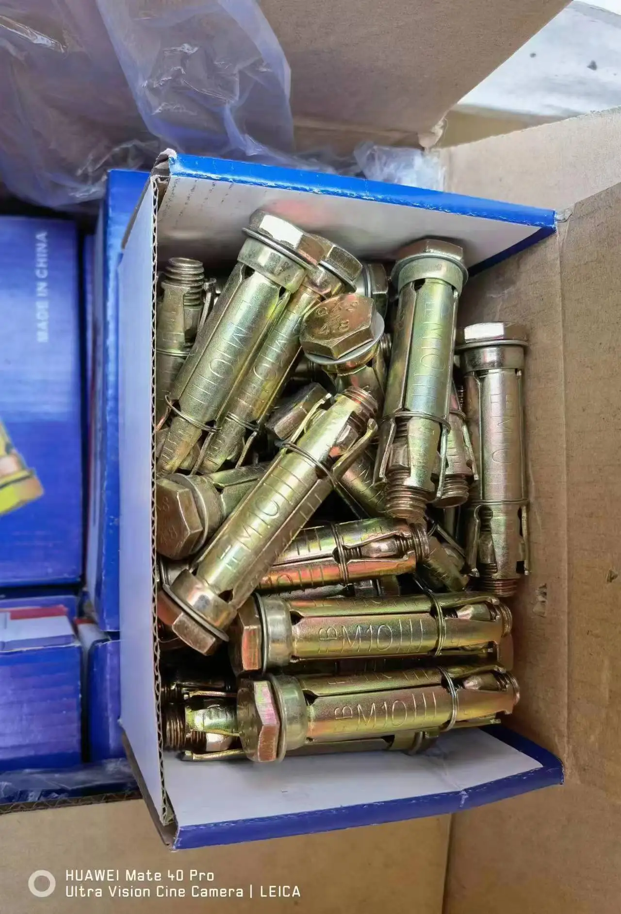 Fixing Anchor Heavy Duty 3pcs/4 Pcs Expansion Fix Bolts With Yellow Zinc Plated