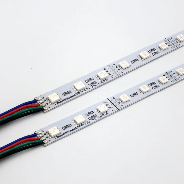 12 В 24 smd 5730 5050 2835 72 светодиодная алюминиевая жесткая Жесткая