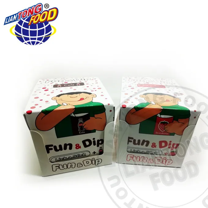 Конфеты в виде порошка с палочкой FUN & DIP