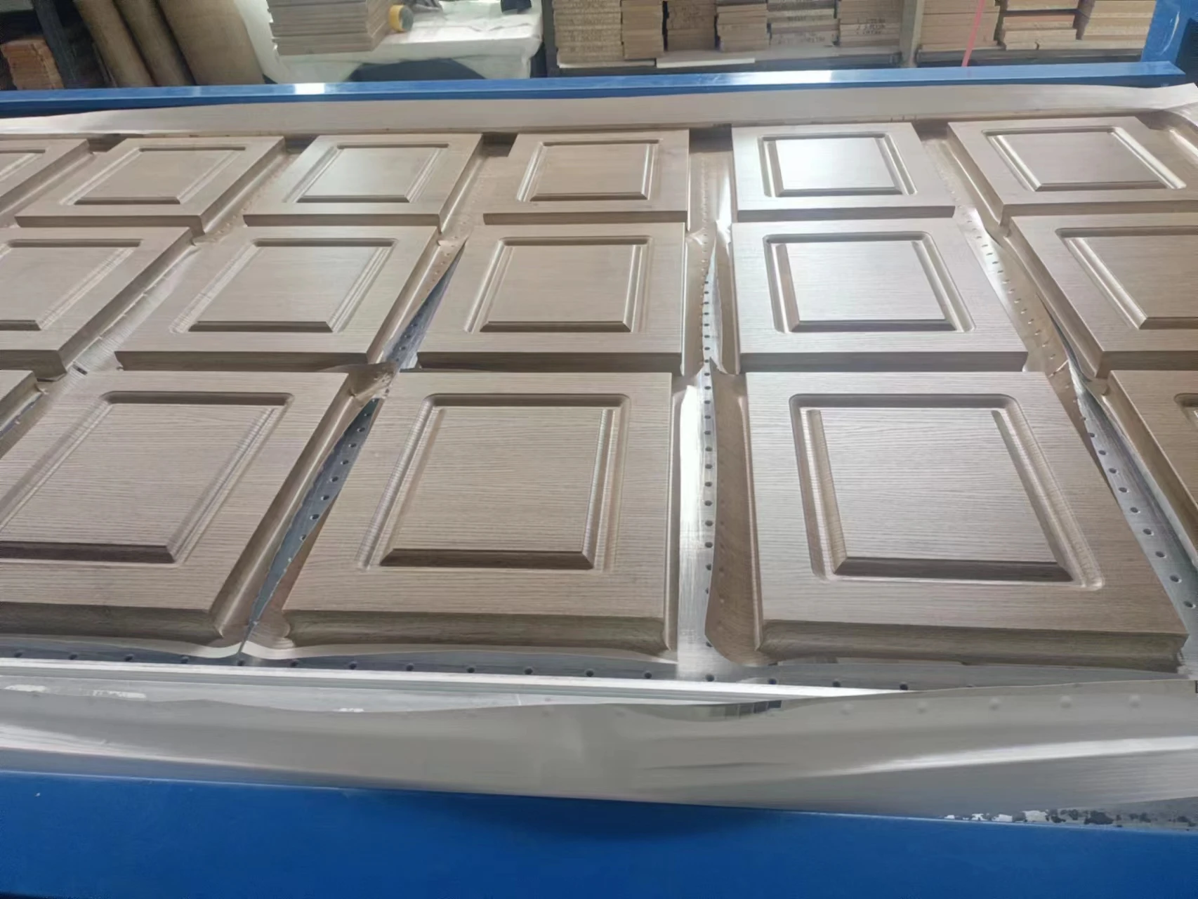 cabinet door pvc covered  mdf  door for  kitchen cabinet