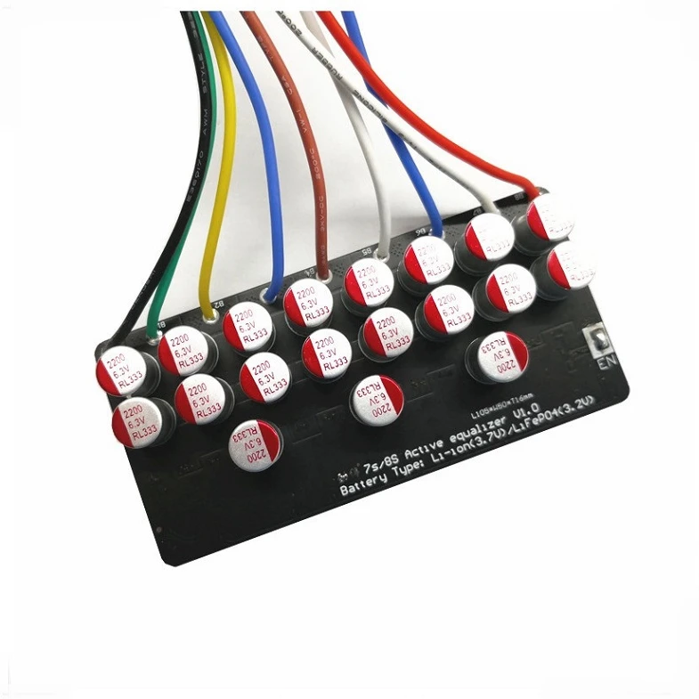 5A Active Equalizer Balancer 3S 4S 7S 6S 8S Lifepo4 Lithium Lipo LTO Battery Energy active equalization module Fit Capacitor